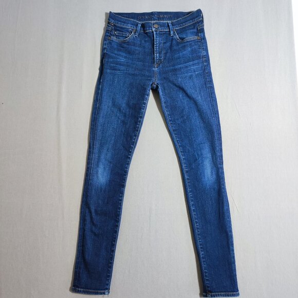 Citizens of Humanity Jeans Rocket high rise skinny women's size W28 ink blue - Picture 1 of 16